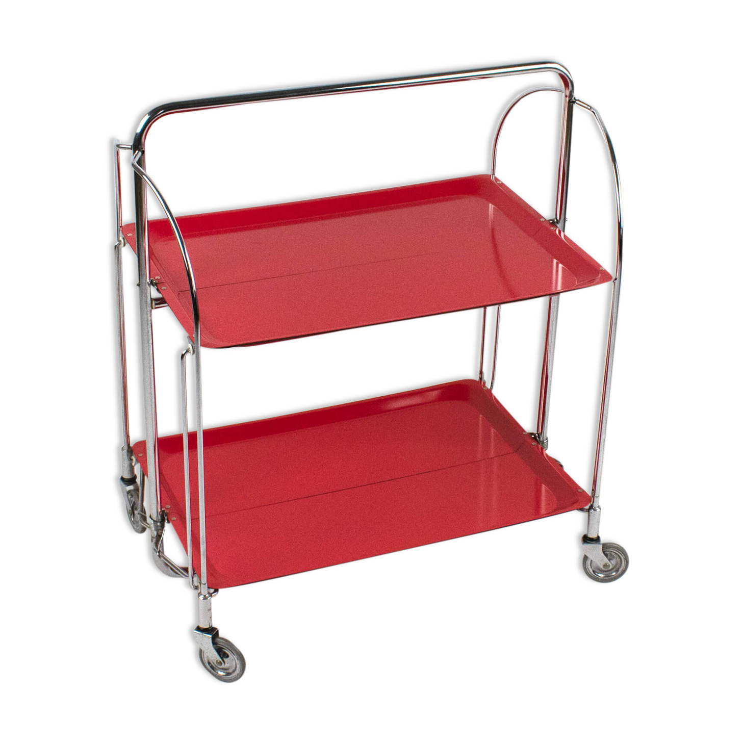 Desserte par Bremshey Solingen Mid Century Pliable et enroulable