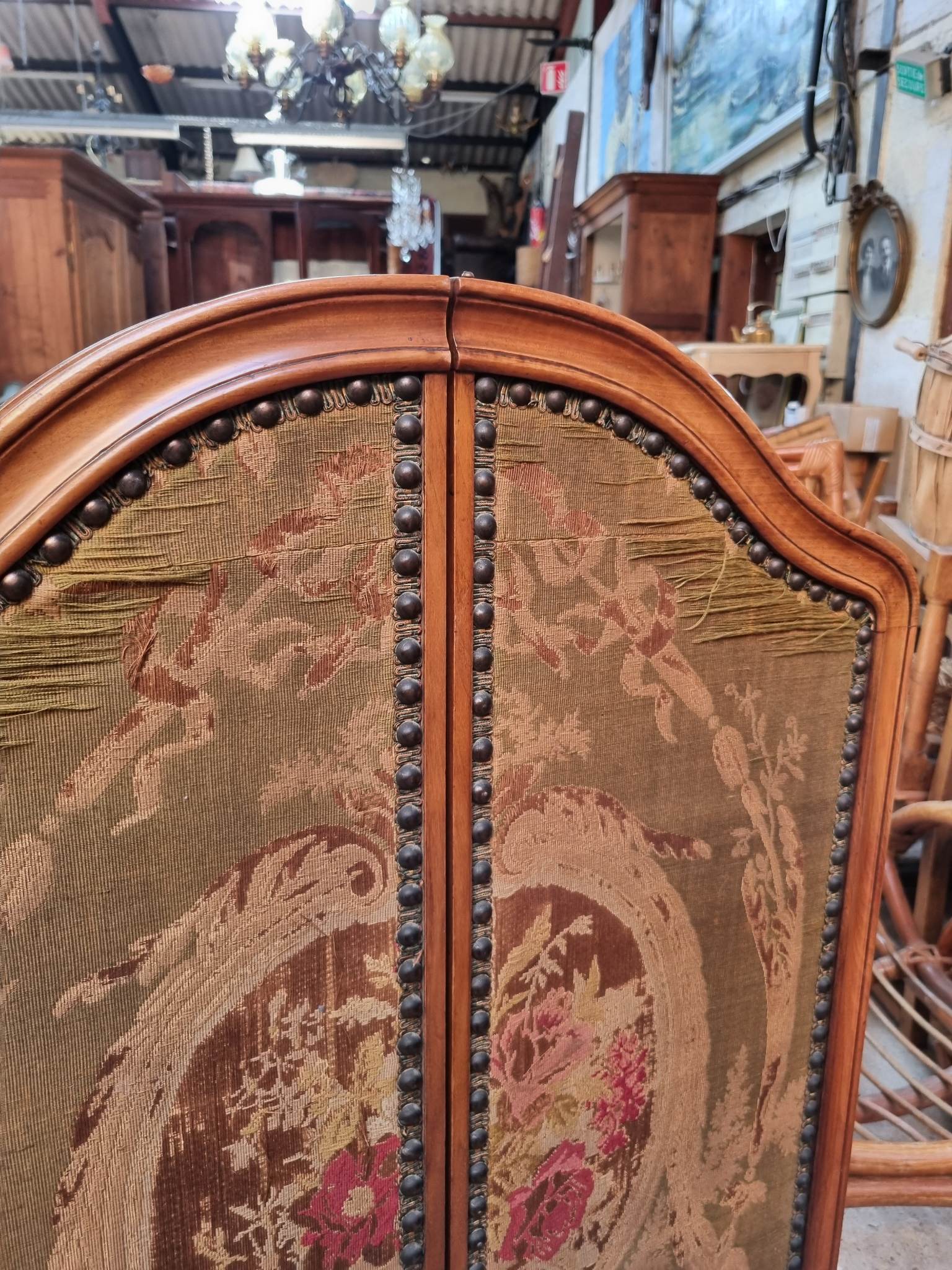 Fireplace screen Louis XV