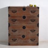 Old Japanese Tansu Chest – Meiji / Taishō Period (c.1868-1926) #24