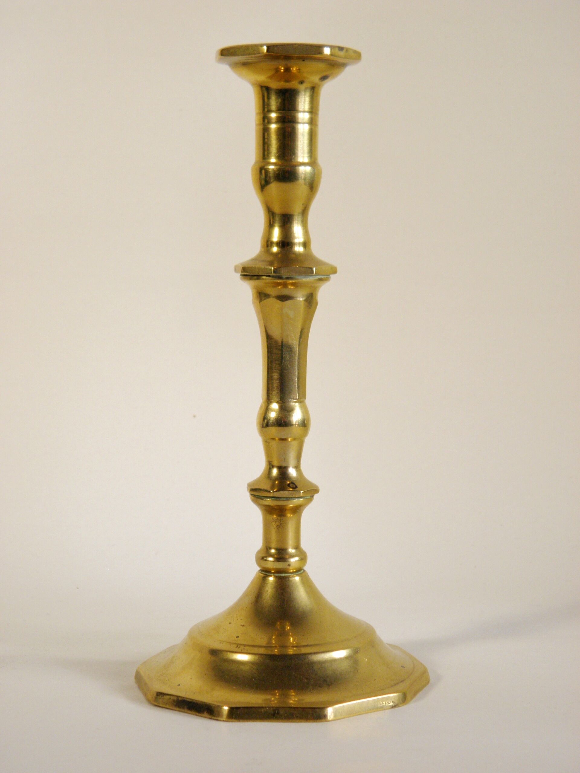 Golden brass chandelier