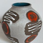 Ceramic ball vase west germany 50s