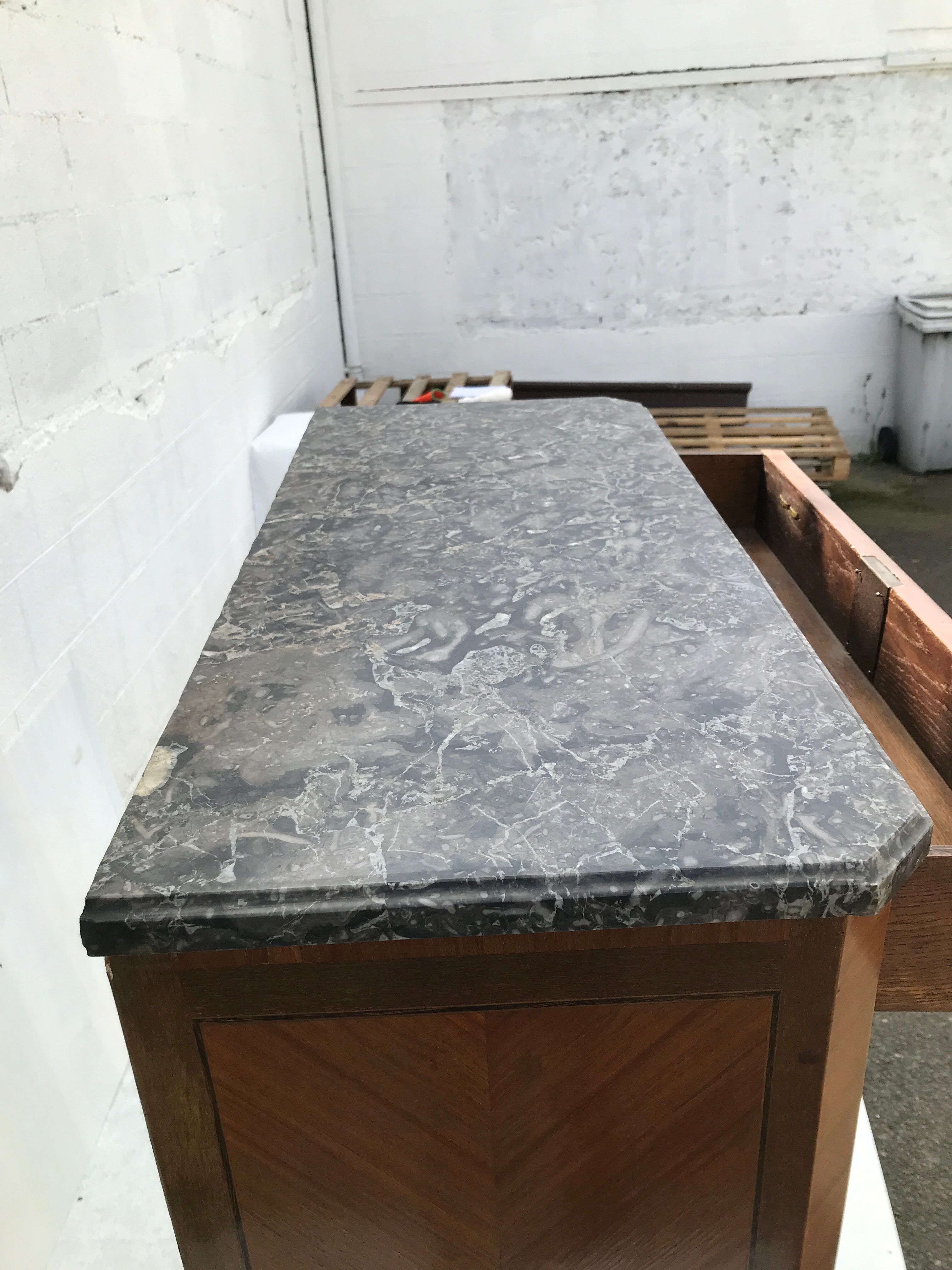 Secretary xviii stamped in louis xvi transition style