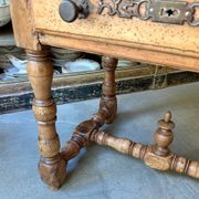 Bureau, table d'appoint 1 tiroir en bois clair