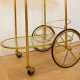 Two-Tier Vintage French Serving Bar Cart