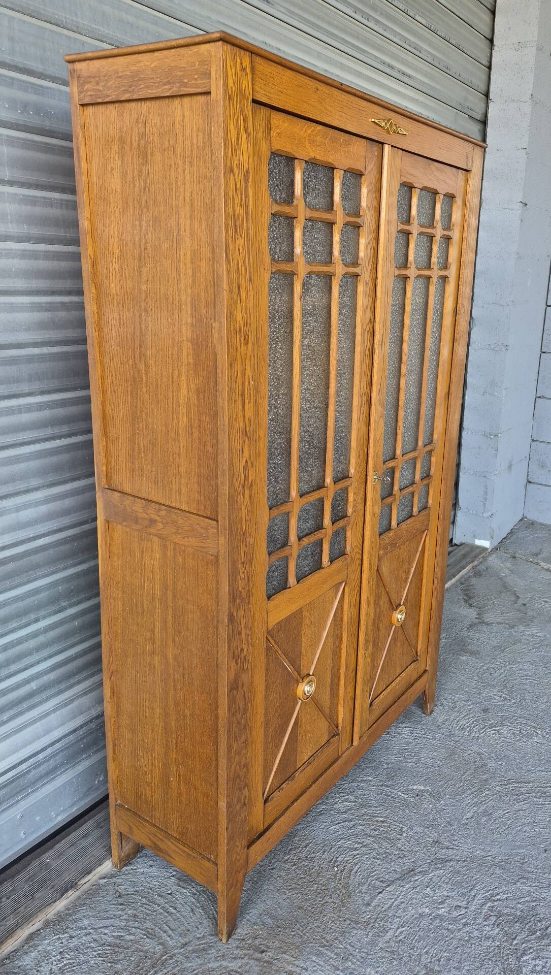 Art Deco wardrobe / bookshelf