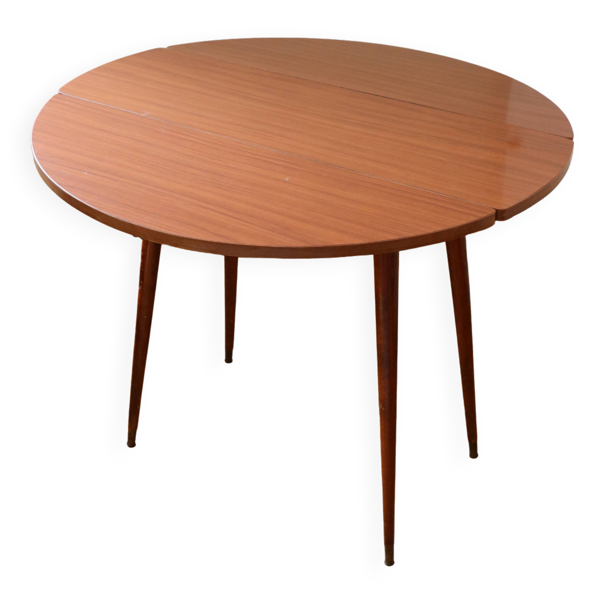 Round drop leaf table