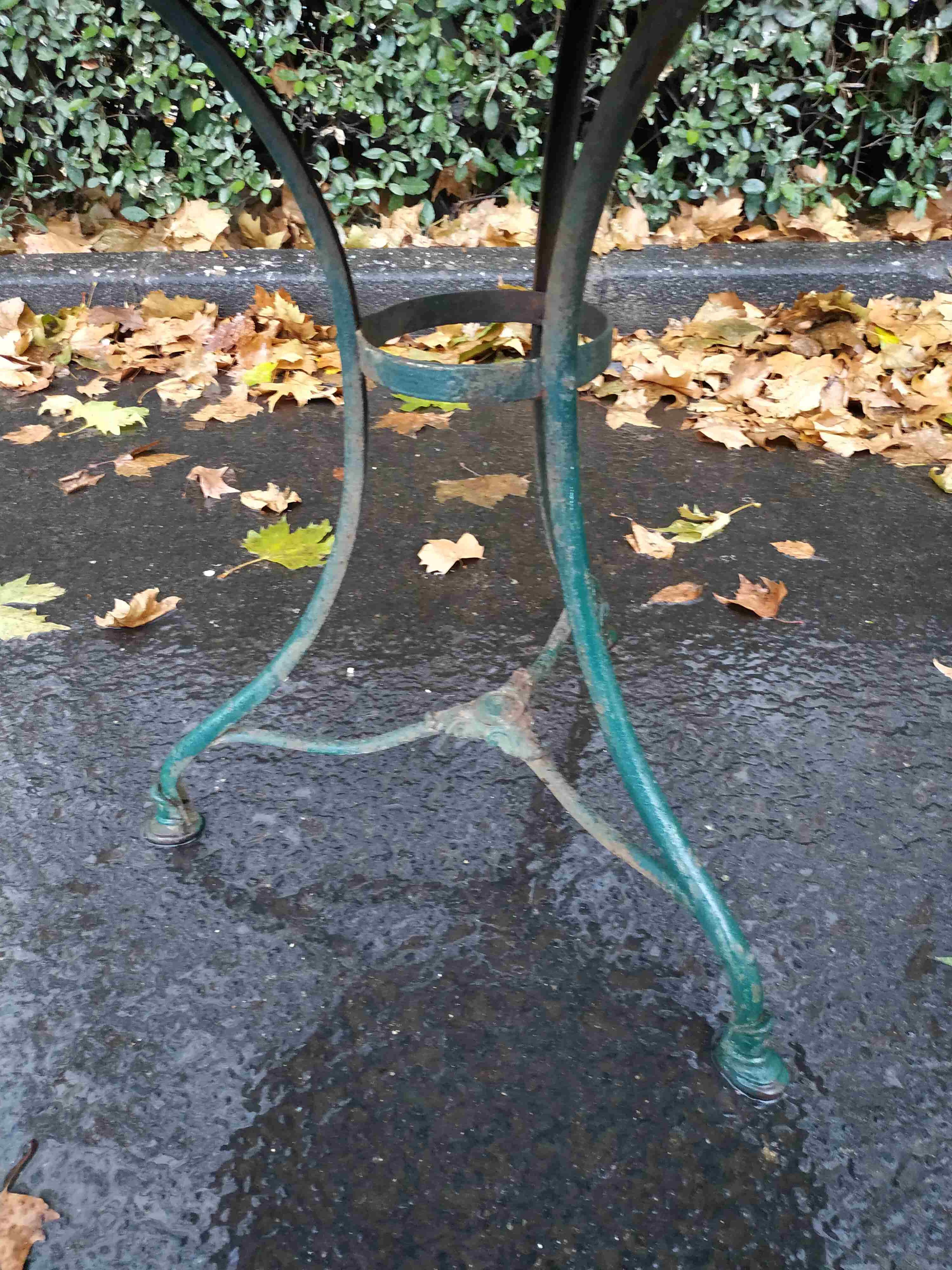 Table pedestal table terrace garden Arras