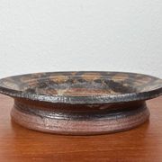 Large studio pottery bowl from the mid-century by Lisbeth Sallingboe for Jelling Keramik, 1960s.