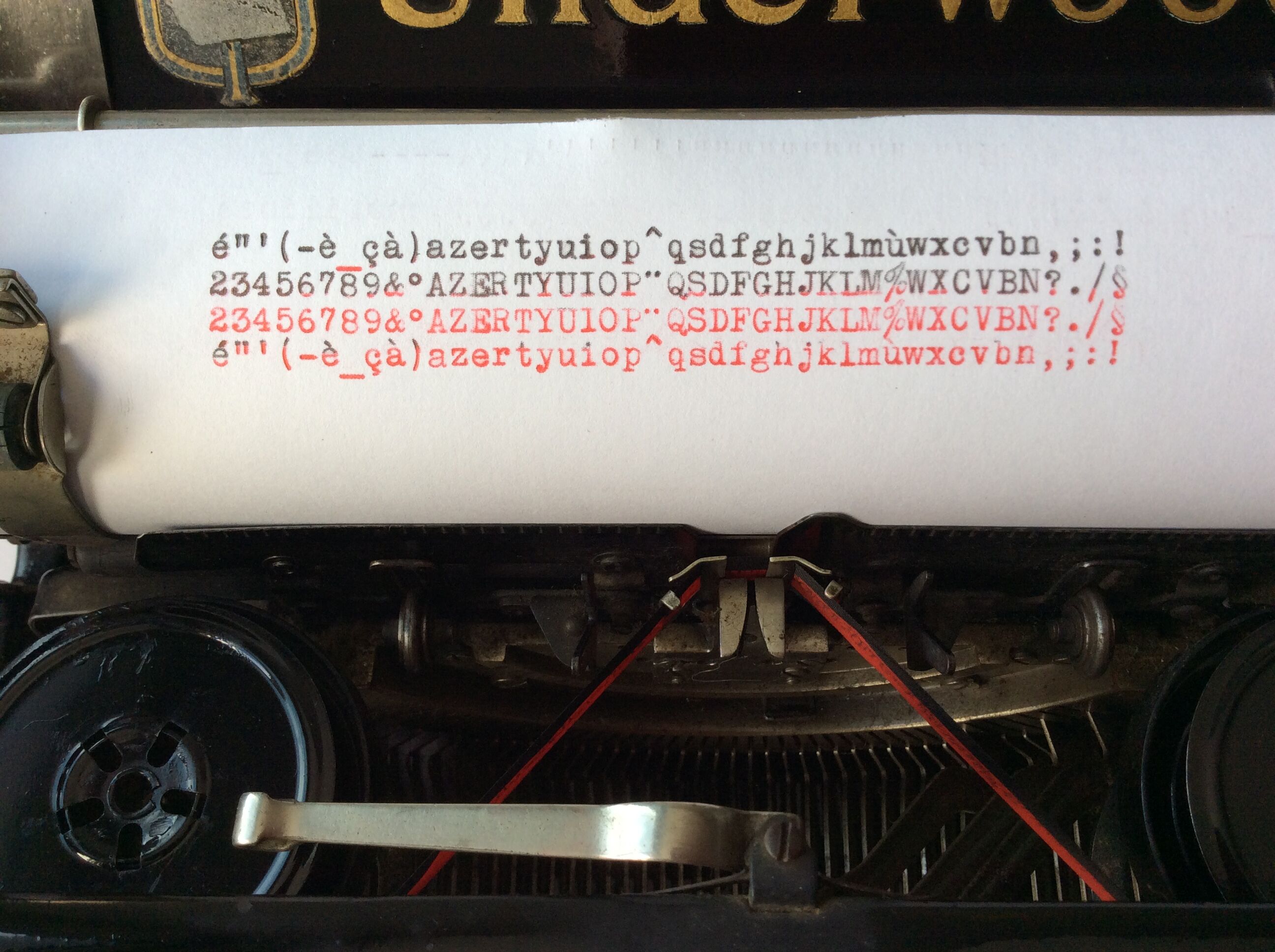 Old Underwood Typewriter