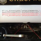 Old Underwood Typewriter