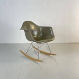 Eames Herman Miller 1950s RAR rocking chair in raw umber