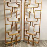 Paravents par Ludvik Volak pour Drevopodnik Holesov, 1950s, Set de 2