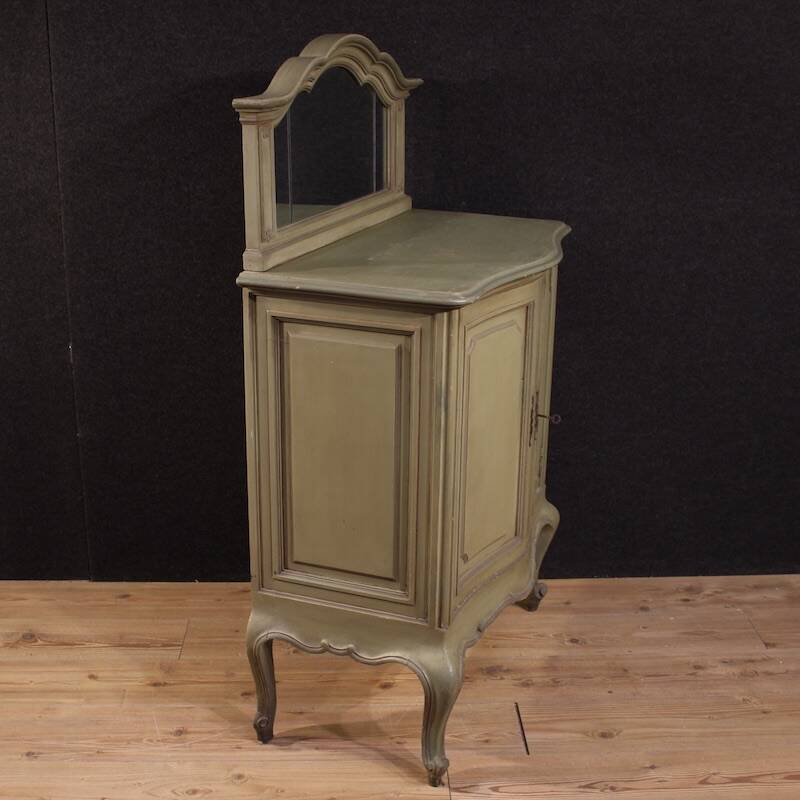 Buffet laqué italien du 20e siècle avec miroir