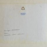 Watercolor painting g. girardot (1856-1914) marine "cassis" 1904