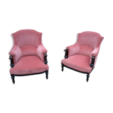 Pair of Napoleon III armchairs