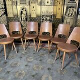Suite de 6 chaises bistrot Baumann MONDOR