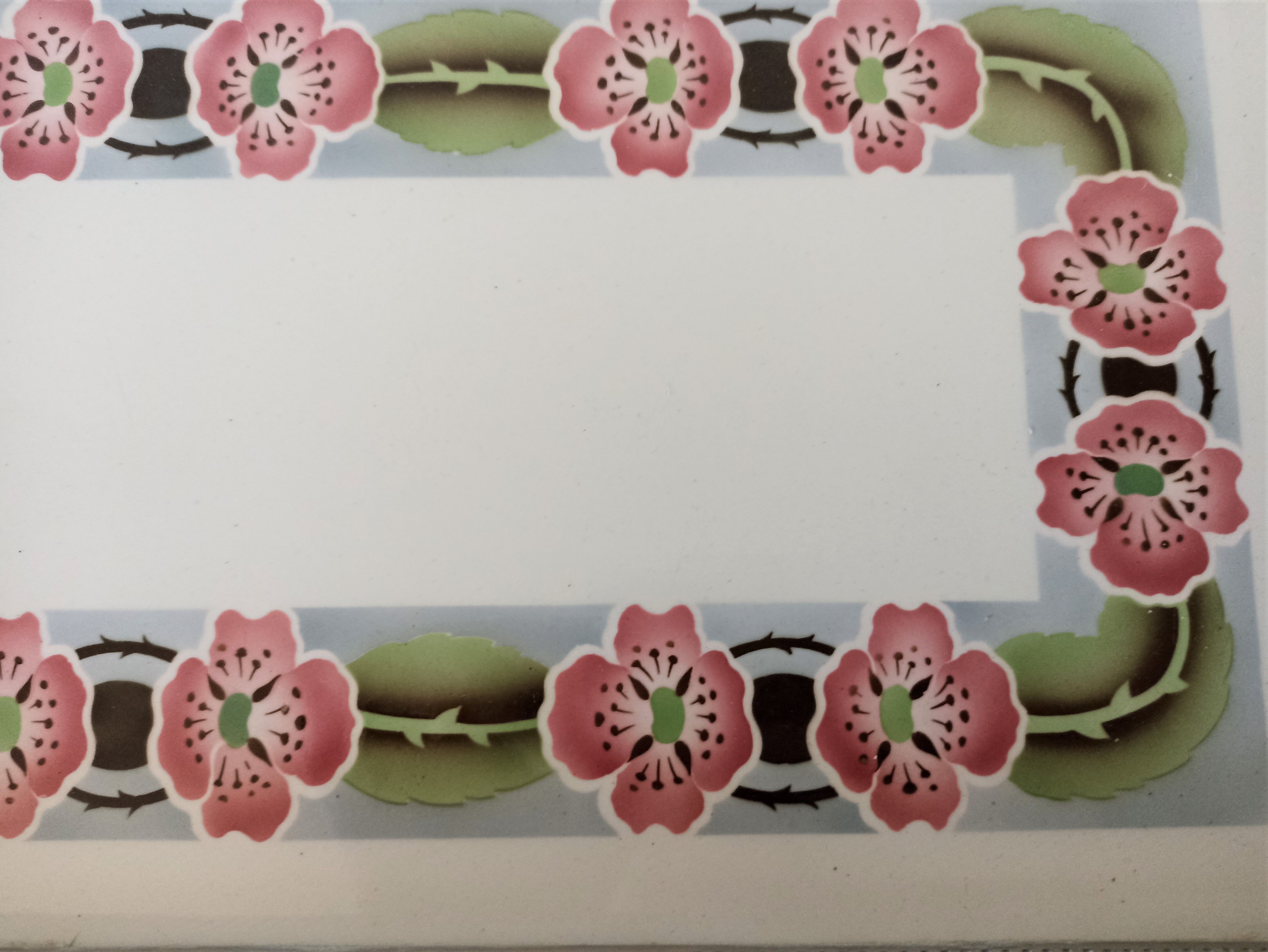 Small art deco ceramic tray