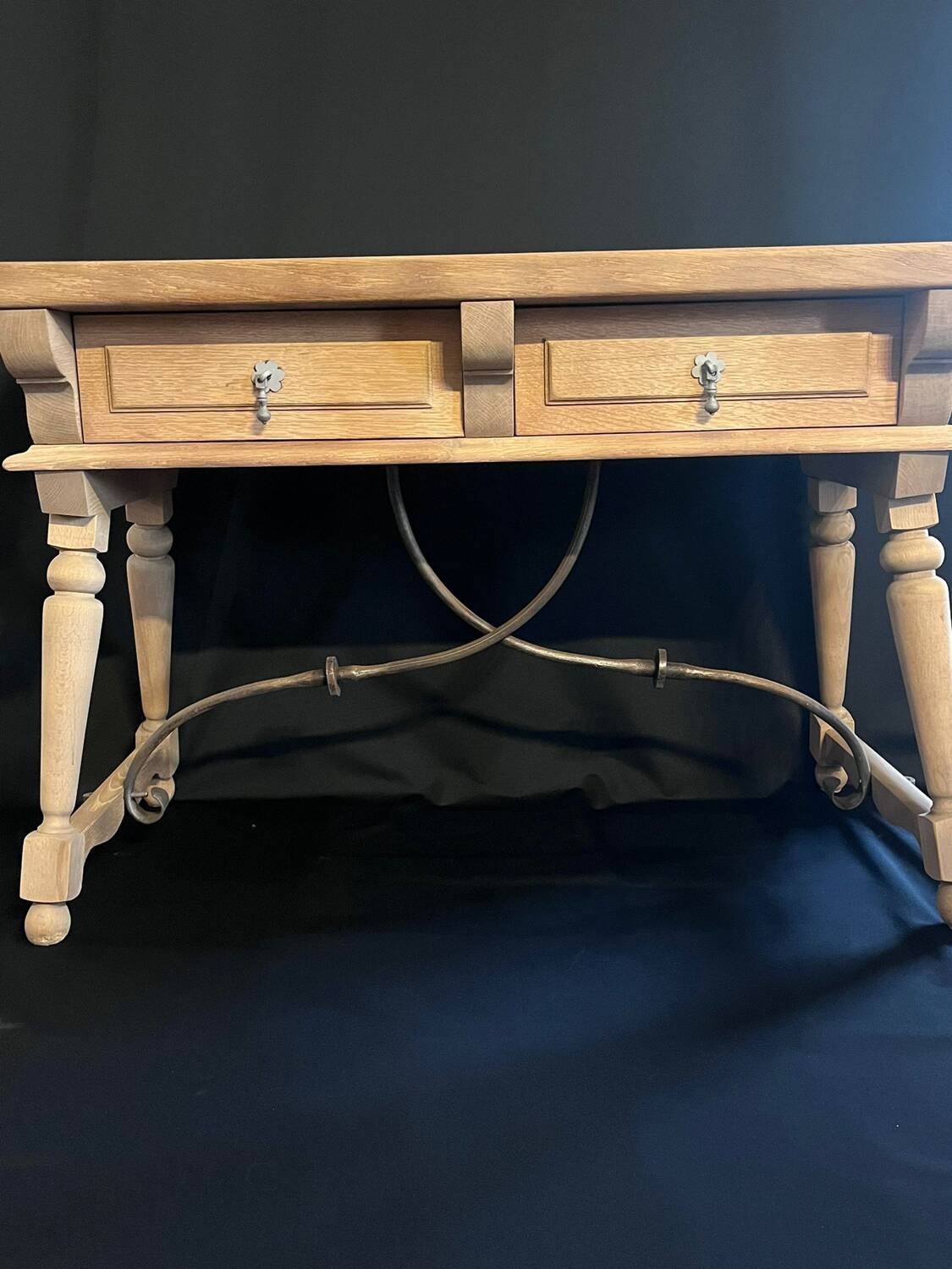 Commode bois fer forgé