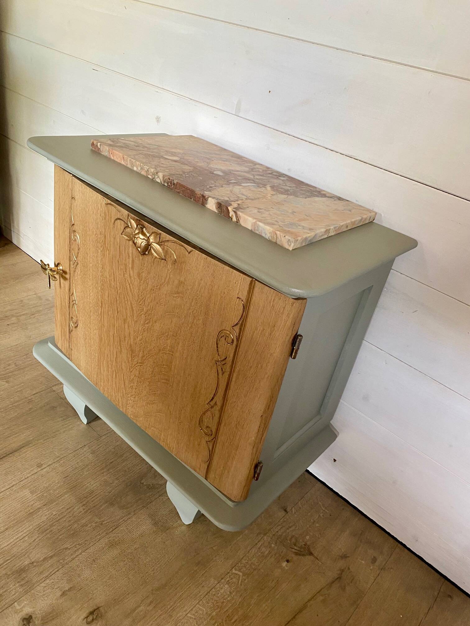 Revamped Art Deco bedside table