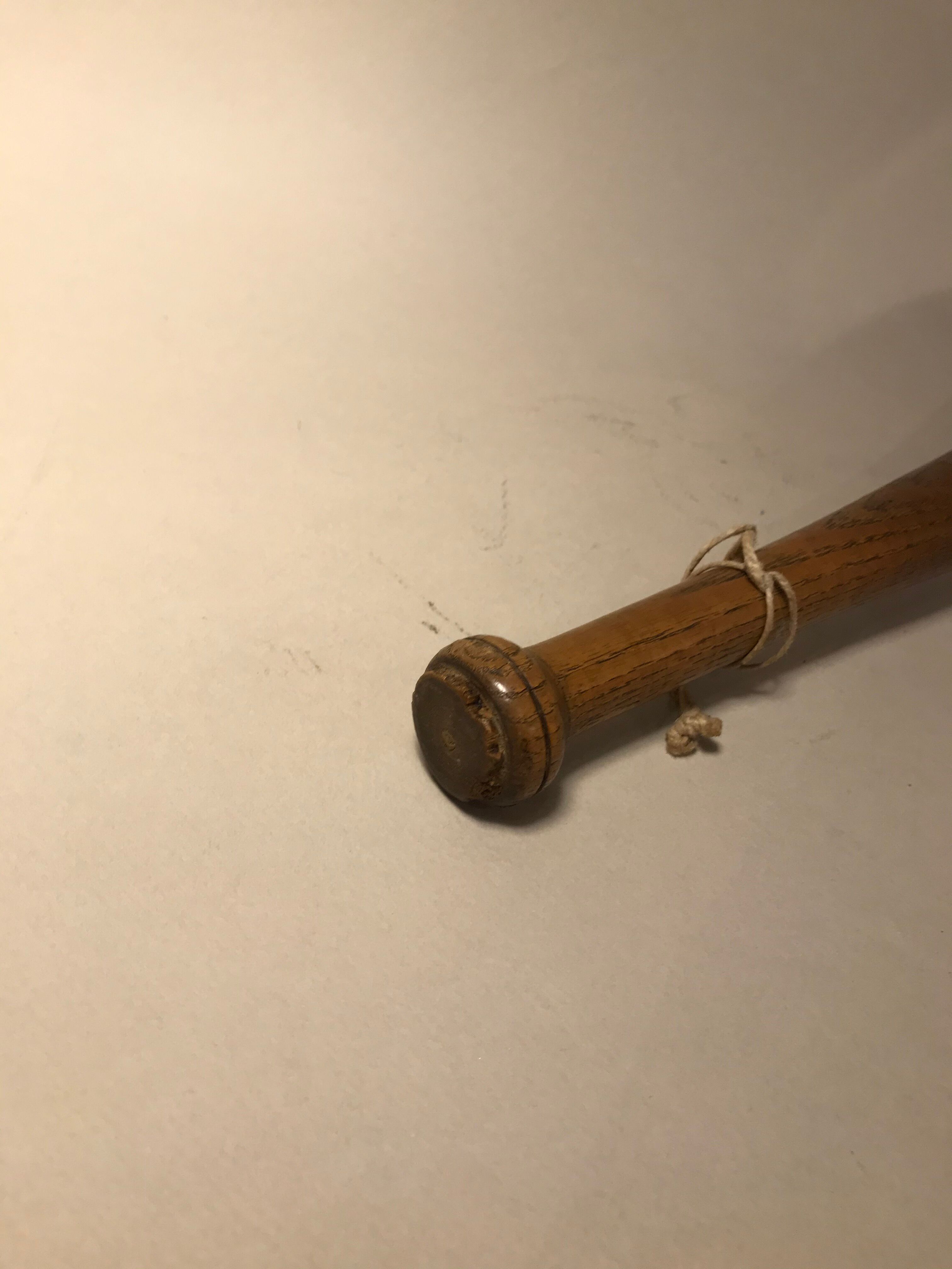 Old wooden juggling club