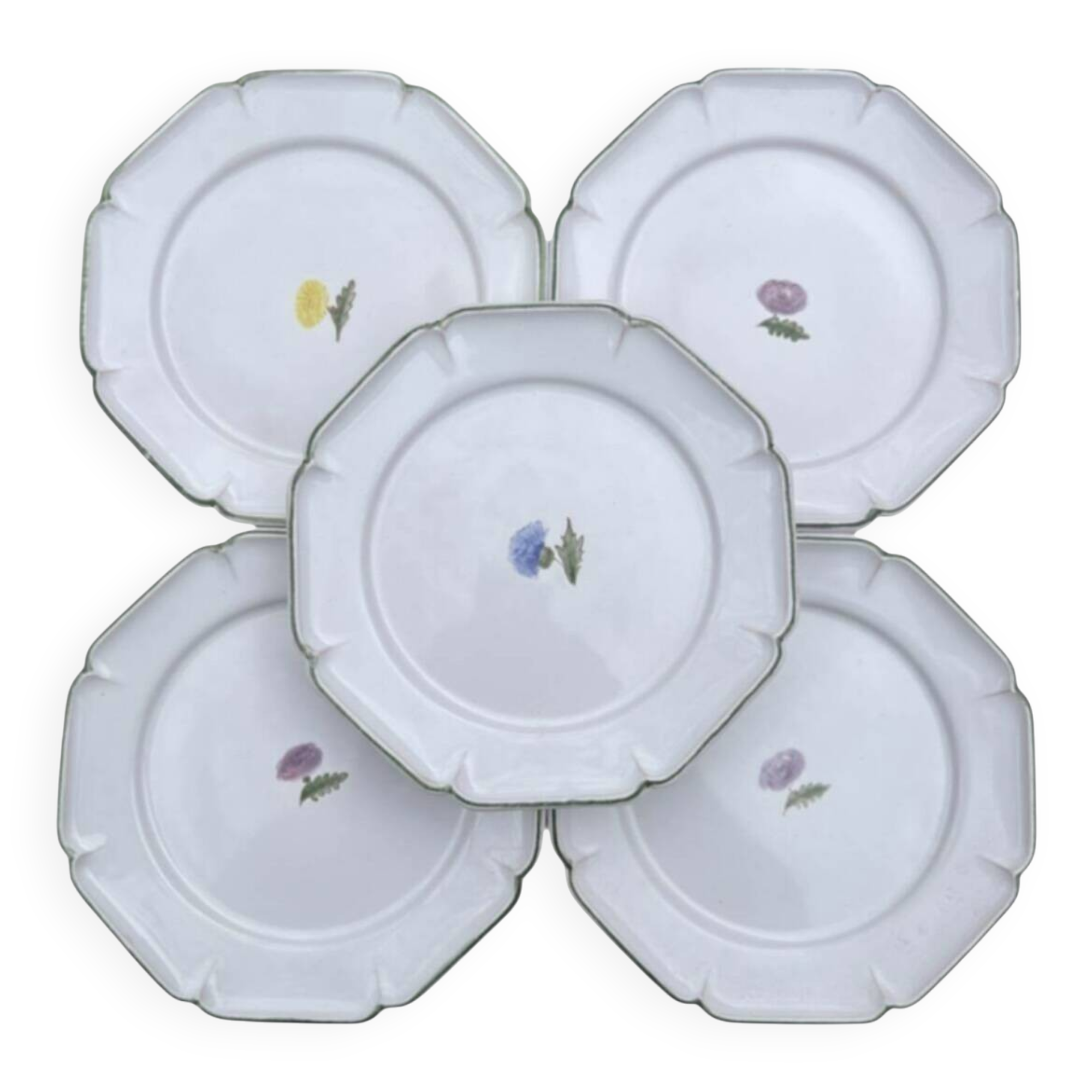 Gien Moton - 5 large plates