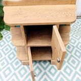 Low solid oak sideboard