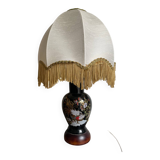 Black ceramic table lamp