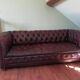 Sofa Chesterfield Vintage 60's-80's red burgundy
