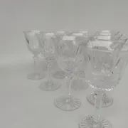 10 verres en cristal de Saint Louis, modèle tommy.15 cm.