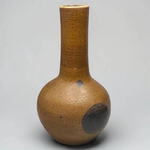 Vase vintage  en céramique de studio français circa 1940-50