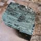 Emerald green marble "eye" coffee table, Roche Bobois, France, 1970s