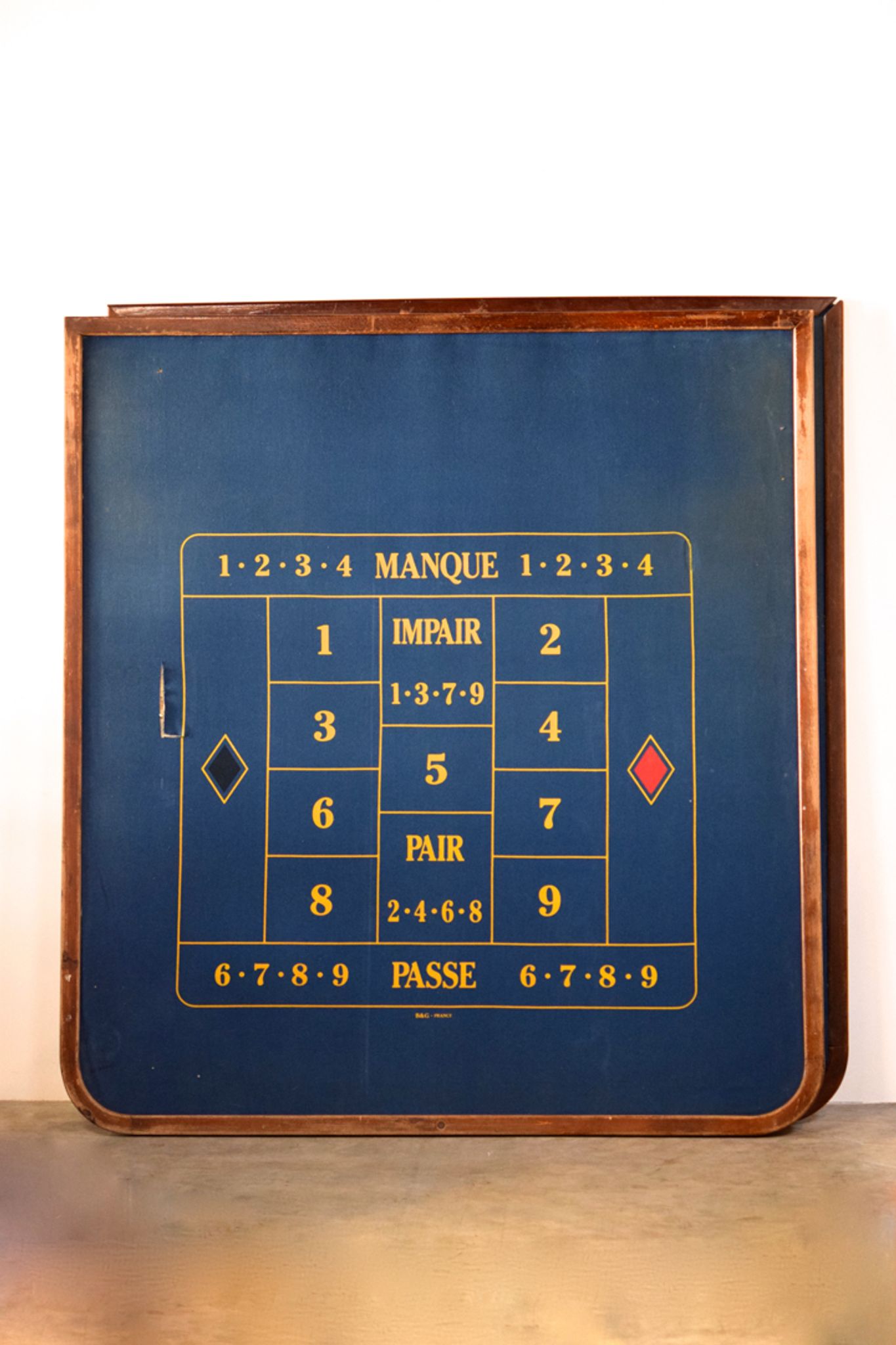 Grand tapis de jeu de casino