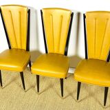 Set of 6 Art Deco chairs, France, 1940.