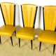 Ensemble de 6 chaises Art déco, France, 1940