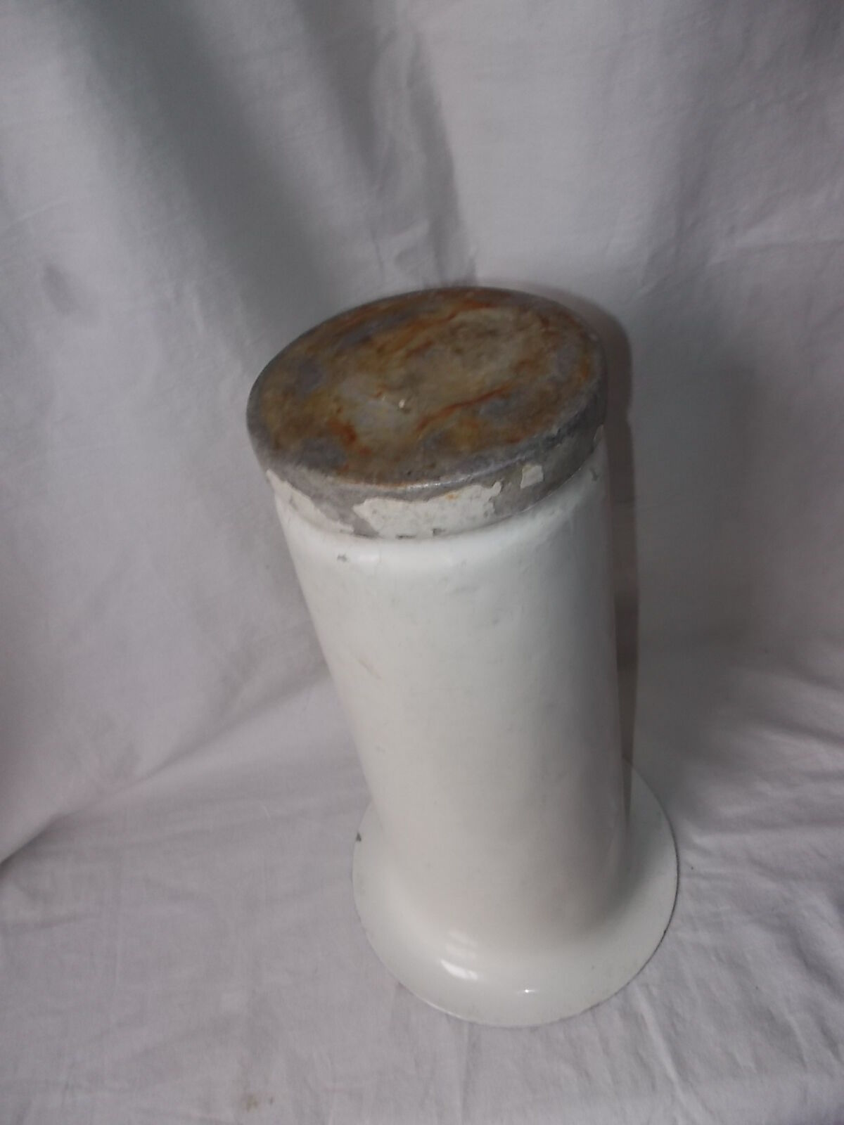 Cylindrical vintage florist vase