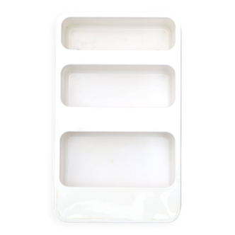 White plastic wall shelf by Jean Lin Viaud, 1970s
