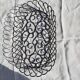 Fruit or bread bowl, wrought iron