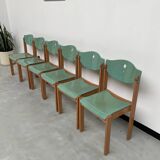 6 community chairs from the 80s