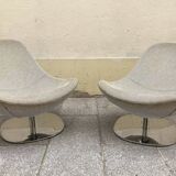 Pair of Egg Tirup armchairs by Carl Öjerstam for Ikea