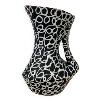 Vintage Vallauris free-form vase