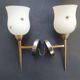 Pair of wall sconces torch style Empire