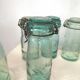 Lot of 10 old conservation Lorrain glass jars