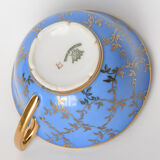 Tasse et sa sous-tasse en porcelaine