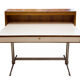 70s Desk in rosewood and chrome