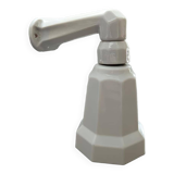 Old white porcelain wall lamp art deco bathroom 1930 opaline tulip 1930