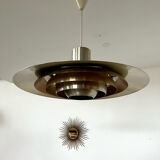 Old Scandinavian design suspension lamp Preben Fabricius and Jørgen Kastholm for Nordisk Solar vintage