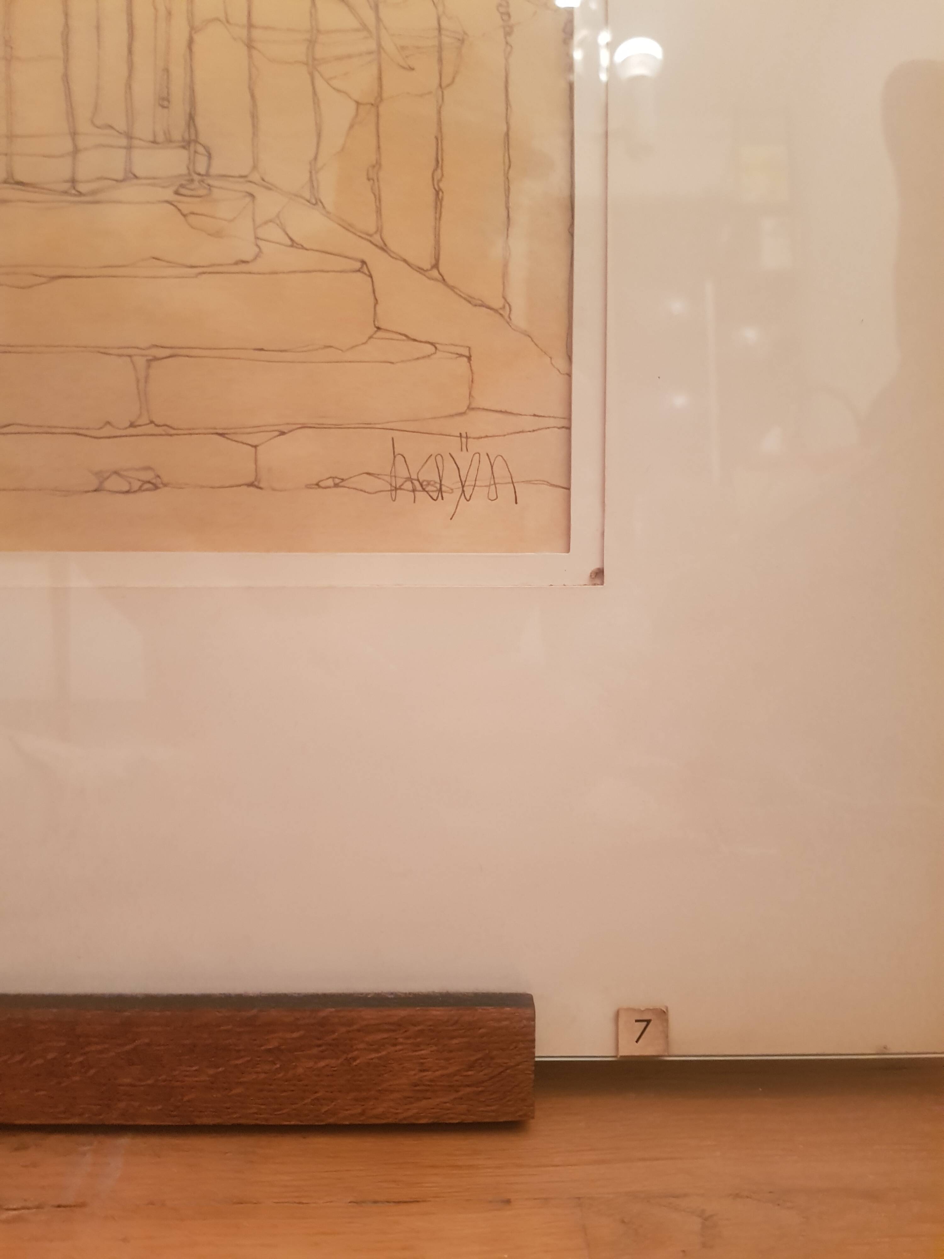 Vintage painting signed Hayn