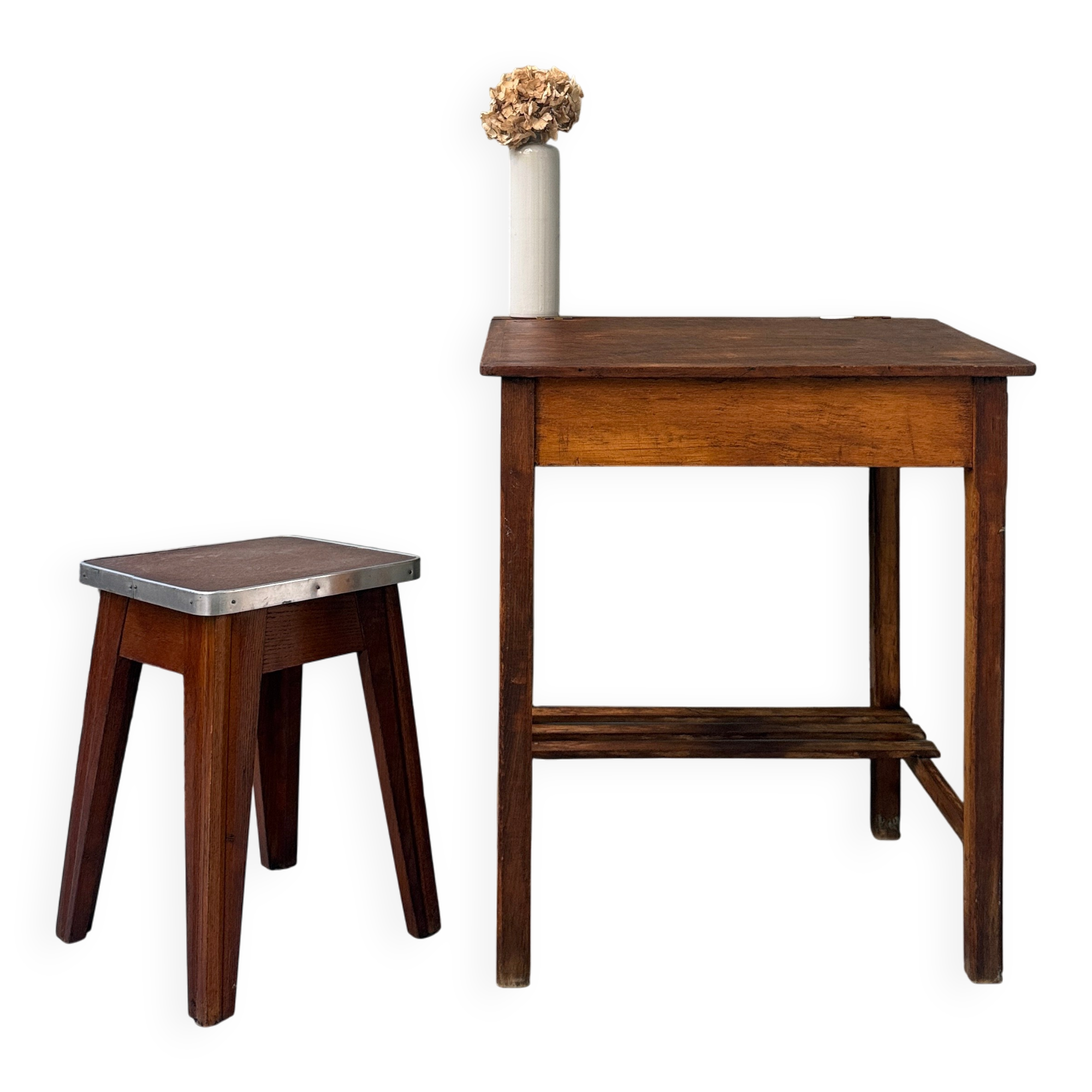 Antique wooden desk for children (renovated)