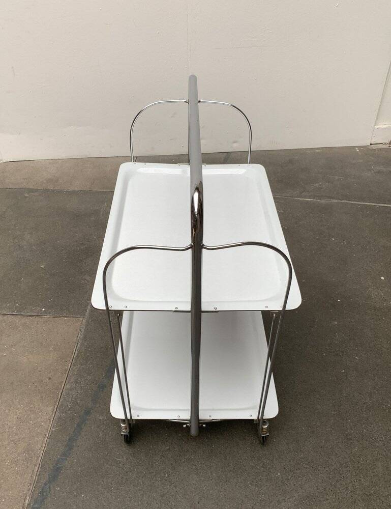 Vintage Folding Service Trolley by Raquer, 1970s