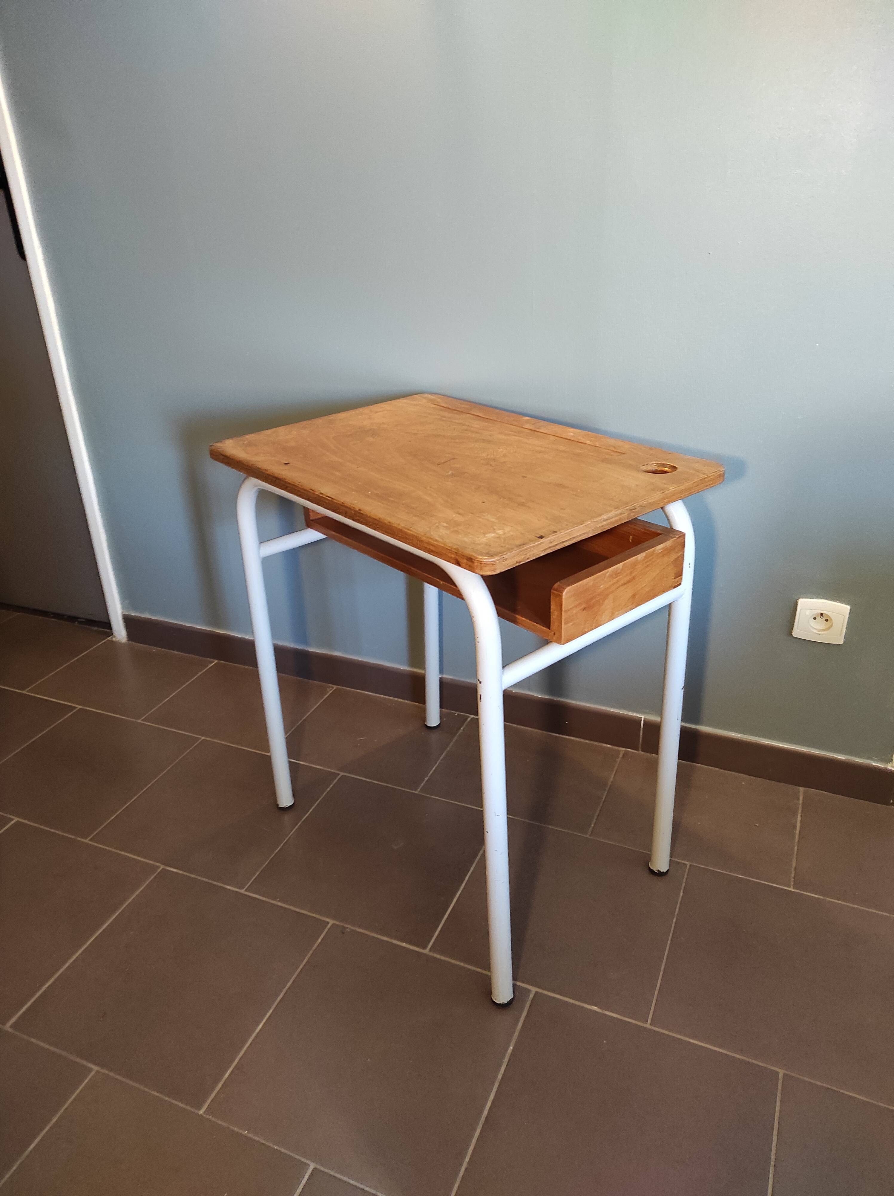 School desk with locker 1960